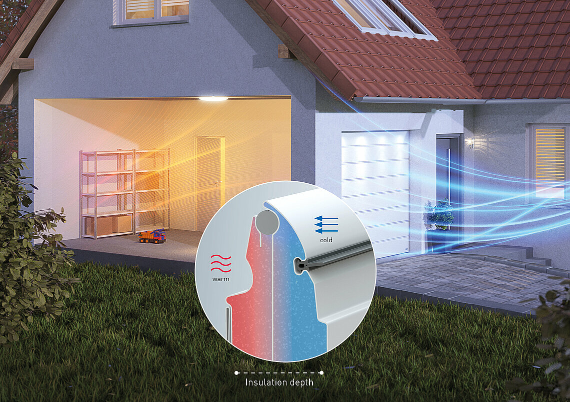 Isolation porte de garage plafond en vendée